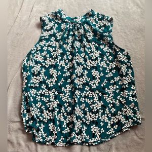 Who What Wear Floral Blouse